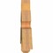 Ekena Millwork Davenport Rough Sawn Timber Gable Bracket, Western Red Cedar, 84"W x 21"H x 4"D x 6"F, 6/12 Pitch GBW084X21X0406DAV00RWR - alternate 4